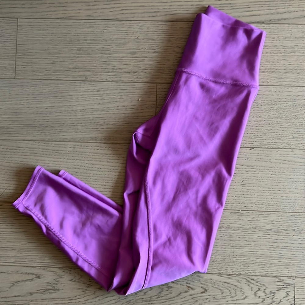 Alo High Waist Airlift 7/8 Pink Leggings